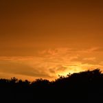 夕日の色
